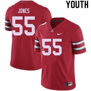 Youth Ohio State Buckeyes #55 Matthew Jones Red Nike NCAA College Football Jersey Top Quality QPY7444XM